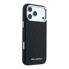 Kryt na mobil Karl Lagerfeld PU Grained Allover Semi Wrap Magsafe na Apple iPhone 18 Pro černý

 obrázek produktu 4 z 6
