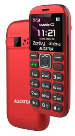 Mobilní telefon Aligator A720 4G Senior černý/červený

 obrázek produktu 3 z 5