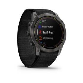 Chytré hodinky Garmin Enduro 2 PRO Sapphire Solar - Carbon Gray Titanium / Black UltraFit Nylon Band 

 obrázek produktu 5 z 8