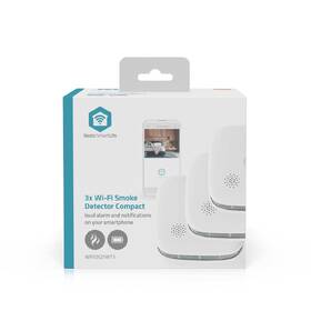 Detektor kouře Nedis SmartLife Wi-Fi, 3ks bílý

 obrázek produktu 10 z 10