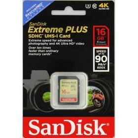 Paměťová karta SanDisk 16GB UHS-I U3 (90R/60W) černá barva
