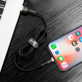 Kabel Baseus Cafule USB/Lightning, 1m černý/zlatý

 obrázek produktu 8 z 10