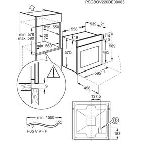 Trouba Electrolux EOF3H00BX černá barva
