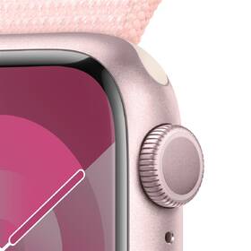 Chytré hodinky Apple GPS 41mm pouzdro z růžového hliníku - světle růžový provlékací sportovní řemínek 

 obrázek produktu 2 z 9