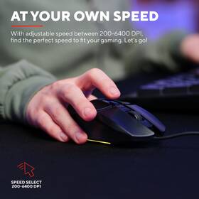 Myš Trust GXT 109 Felox černá barva
