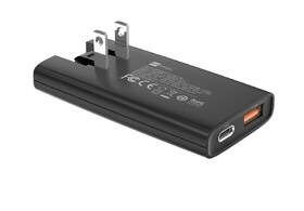 Cestovní adaptér ERPOWER Dual Travel Slim 67W, 1xUSB-C/1xUSB-A černý

 obrázek produktu 1 z 2