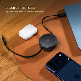 Kabel FIXED navíjecí USB-C/USB-C, 1 m, PD 100W, 480Mbps šedý

 obrázek produktu 5 z 7