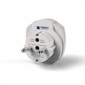 Cestovní adaptér TECH TBU-969 pro EU, 2x USB bílý

 obrázek produktu 2 z 5