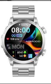 Chytré hodinky ARMODD Silentwatch 7 Pro GPS s kovovým řemínkem + silikonový řemínek stříbrné

 obrázek produktu 3 z 7