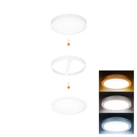 Stropní svítidlo Solight WD242-W 18 W, 3CCT, průměr 22,5 cm bílé

 obrázek produktu 2 z 7