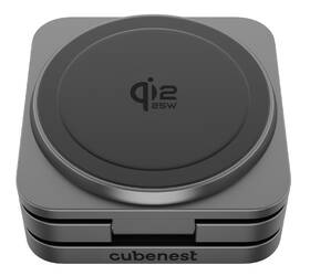 Bezdrátová nabíječka Cubenest SQ312S Pro 3v1, Qi2.2 pro Samsung šedá

 obrázek produktu 10 z 19