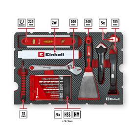 Sada nářadí Einhell E-Case (78 ks) 49370517 

 obrázek produktu 5 z 7