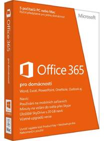 Software Microsoft pro domácnosti CZ ESD licence 
