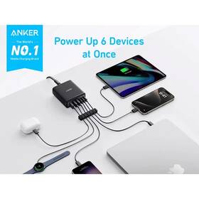 Nabíječka do sítě Anker 112W 3xUSB-C/3xUSB-A černá

 obrázek produktu 4 z 6