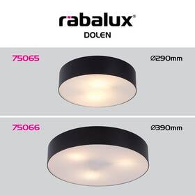 Stropní svítidlo Rabalux DOLEN 75065 černé

 obrázek produktu 5 z 5