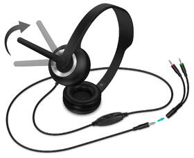 Headset Connect IT HOME & OFFICE černý

 obrázek produktu 4 z 5