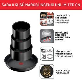 Sada hrnců Tefal L3959053, 8 ks 

 obrázek produktu 3 z 8