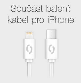 Nabíječka do sítě Aligator Power Delivery 20W, USB-C + kabel pro Apple bílá

 obrázek produktu 4 z 5