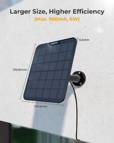 Solární panel Reolink Solar Panel 2 Type-C černý

 obrázek produktu 3 z 6