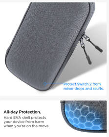 Pouzdro Spigen Klasden Pouch - Nintendo Switch 2 šedé

 obrázek produktu 12 z 14