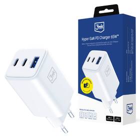 Nabíječka do sítě 3mk Hyper GaN 2xUSB-C/USB-A 65W bílá

 obrázek produktu 6 z 6
