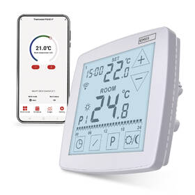 Termostat EMOS GoSmart, podlahový, programovatelný, drátový, WiFi bílý

 obrázek produktu 2 z 15