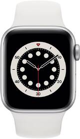 Chytré hodinky Apple GPS + Cellular, 44mm pouzdro ze stříbrného hliníku - bílý sportovní náramek 

 obrázek produktu 1 z 1