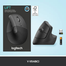 Myš Logitech Lift Vertical Ergonomic šedá

 obrázek produktu 7 z 9