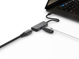 Redukce Linq byELEMENTS 3in1 USB-C/HDMI 
