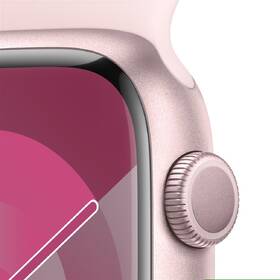 Chytré hodinky Apple GPS 45mm pouzdro z růžového hliníku - světle růžový sportovní řemínek - M/L 

 obrázek produktu 2 z 9