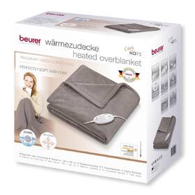 Vyhřívací deka Beurer HD 75 Taupe béžová

 obrázek produktu 3 z 3
