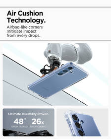 Kryt na mobil Spigen Ultra Hybrid na Samsung Galaxy S25 průhledný

 obrázek produktu 12 z 14