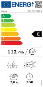 Sušička prádla Hoover NR4 H7A2TSBEX-S bílá barva
