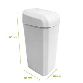 Odpadkový koš Denox 24660.050, 45 l bílý

 obrázek produktu 2 z 2