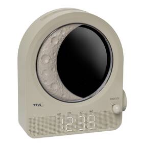 Budík TFA 60.2053.15 MOON bílý

 obrázek produktu 2 z 9