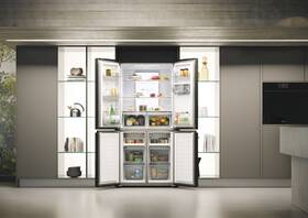 Americká lednice Haier HCR7818DWPT nerez
