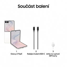 Mobilní telefon Samsung Galaxy Z Flip8 5G 12 GB / 256 GB krémový

 obrázek produktu 8 z 18