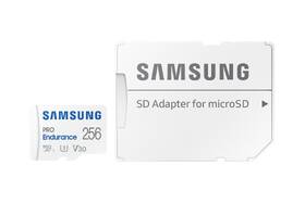 Paměťová karta Samsung 256GB UHS-I U3 (100R/40W) + SD adaptér 
