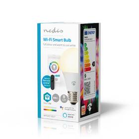 Chytrá žárovka Nedis SmartLife klisik, Wi-Fi, E27, 806 lm, 9 W, RGB / Teplá - studená bílá 

 obrázek produktu 7 z 7