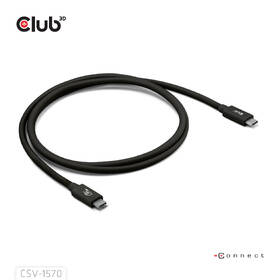Kabel Club3D USB-C/USB-C, 1,2m černý

 obrázek produktu 1 z 6