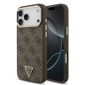 Kryt na mobil Guess 4G Strass Triangle Logo Gold Frame MagSafe na Apple iPhone 18 Pro hnědý

 obrázek produktu 5 z 6