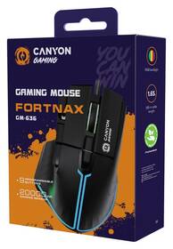 Myš Canyon Fortnax GM-636 RGB černá

 obrázek produktu 5 z 5