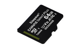 Paměťová karta Kingston MicroSDXC 64GB UHS-I U1 (100R/10W) 

 obrázek produktu 1 z 2
