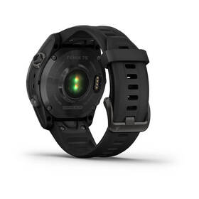 Chytré hodinky Garmin fenix 7S Sapphire Solar - Titan Carbon Gray/Black Silicone Band 

 obrázek produktu 10 z 10