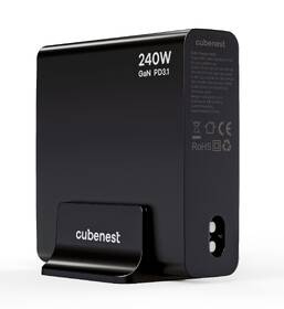 Nabíječka do sítě Cubenest S6D0, 4xUSB-C, 2xUSB-A, PD, GaN, 240 W černá

 obrázek produktu 3 z 13