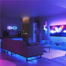 LED pásek Nanoleaf 4D TV Screen Mirror - Starter Kit, TV 85'' / 216cm, 5,2m černý

 obrázek produktu 5 z 9