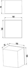 Nástěnné svítidlo Top Light Boxter venkovní LED, 5W, 500lm, IP65 bílé

 obrázek produktu 2 z 2
