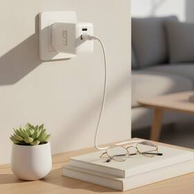 Nabíječka do sítě WG GaN 1xUSB-C/1xUSB-A, 45W+18W bílá

 obrázek produktu 2 z 2