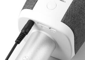 Přenosný reproduktor Technaxx FABRIC, karaoke mikrofon šedý

 obrázek produktu 4 z 7