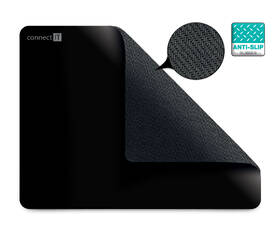 Podložka pod myš Connect IT BasicPad, vel. S, 25 x 20 cm černá

 obrázek produktu 1 z 3